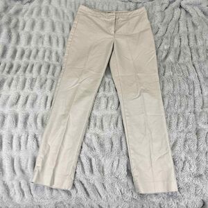NIC+ZOE Pants Women’s Size 2 Straight Leg Beige Dress Work Career Trousers